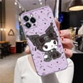thumbnail image 1 of Dessin animé Kuromi Sanrio Anime étui transparent pour iPhone 16 15 14 13 12 11 Pro Max Mini Xs XR X 7 8 Plus 6 coque souple en Silicone, 1 of 4