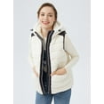 thumbnail image 3 of Orolay Women's Casual Fleece Down Vest Warm Outwear Shearling Shaggy Short Vest with Hood, 3 of 5