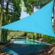 thumbnail image 3 of Muyoka Triángulo Sun Shade Sail Outdoor Triangle Sun Shelter Sombrilla Impermeable UV Block Triangular Shade Sail Outdoor con Cuerdas Sun Shade Toldo para Patio Patio Jardín 3x3x3m Muyoka Hogar, 3 of 7