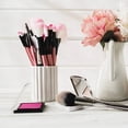 thumbnail image 4 of Fiudx Ofertas flash del día Organizador de escritorio con compartimento para brochas de maquillaje, lápiz labial, para tocador de dormitorio, 4 of 6