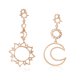 thumbnail image 2 of Pendientes de joyas Hollow-Out Moon Sun Parring Exquisito Parnas colgantes Colgantes Accesorio de moda para decoración de vestimenta Golden 1 par Inevent AP009009-02B, 2 of 6