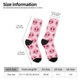 thumbnail image 2 of Balery Pig Nose Calcetas Largas con Estampado para Hombre y Mujer – Suaves y Transpirables, Talla Única (US 5-11), 2 of 6