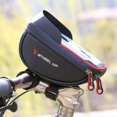 thumbnail image 3 of Bolsa impermeable para bicicleta, compartimento para teléfono móvil y accesorios, cubierta táctil ultrasensible, ranura para auriculares, resistente al agua, compatibilidad universal, fácil, 3 of 5