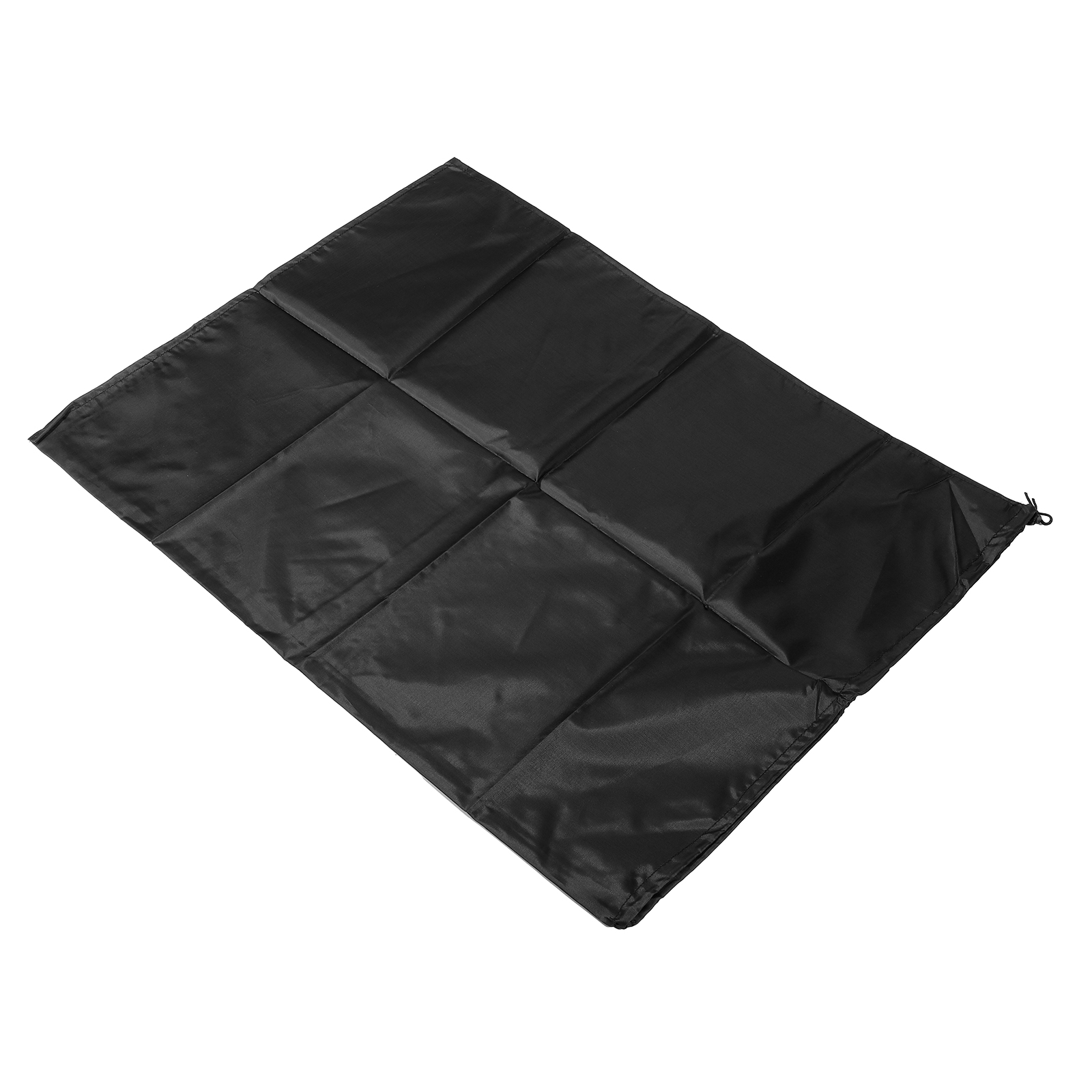 Unique Bargains Clothes Storage Drawstring Bag for Camping Travel Black 23.62"x31.50"