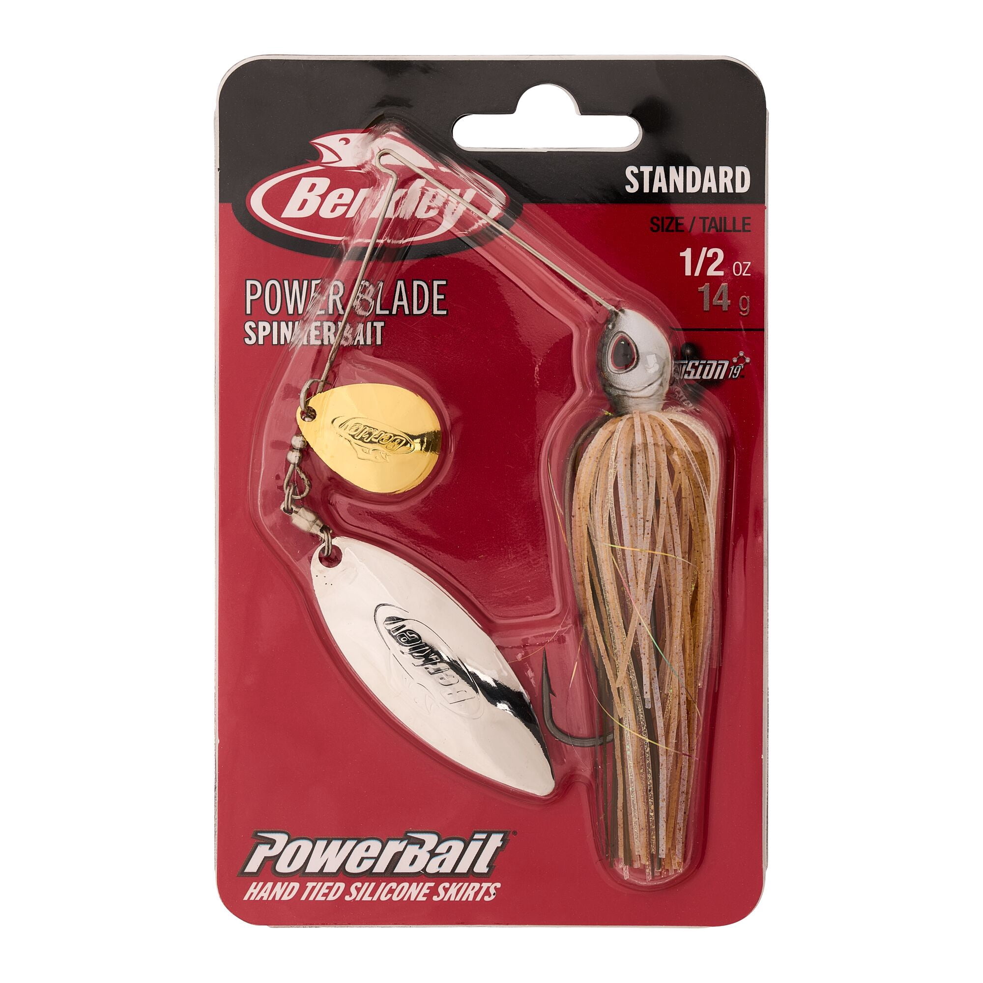 Berkley Power® Blade Standard, Spinnerbaits, Herring/Gold + Silver (1 Count)