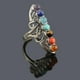 thumbnail image 5 of Anillo de piedras preciosas Yinane Anillo de colores de piedras preciosas, 5 of 8