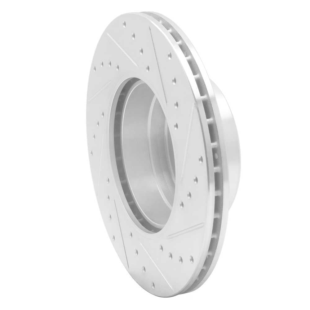 Dynamic Friction Company 631-31043L DFC Brake Rotor - Drilled And Slotted - Silver