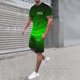 thumbnail image 2 of Playeras De Algodón Para Hombre, Camiseta Holgada Con Estampado De Letras De Ciudad Para Hombre, Conjunto De Ropa Deportiva De Verano, Ropa Deportiva Informal, 2 of 4