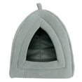 thumbnail image 6 of PETMAKER Cat House for Rabbits, Guinea Pigs, and Other Small Animals (Gray), 6 of 8