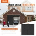 thumbnail image 3 of Garage Door Insulation Kit for Winter 8.3 x 7.15 ft – Thermal Barrier Screen to Block Cold Air, 3 of 11