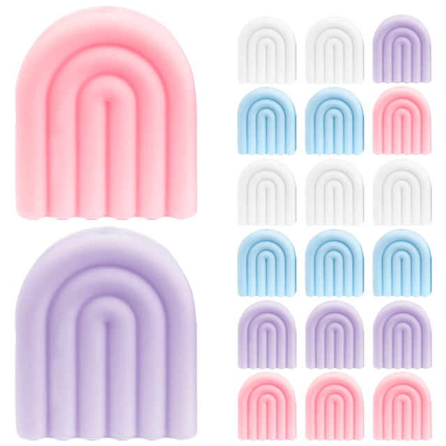 Nestingho 20Ud Tapas De Silicona Antideslizantes Para Agujas De Tejer Protección Confiable