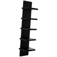thumbnail image 4 of Elodie 5 Layer Wall Display Organizer Wood Vertical Design Multifunctional Space Saving Black, 4 of 8