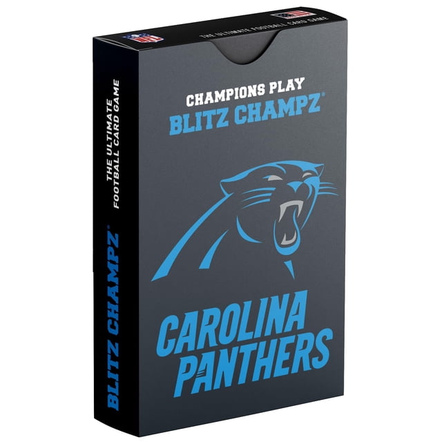 Juego de cartas de fútbol Blitz Champz Carolina Panthers NFL
