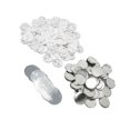 thumbnail image 1 of Badge Blank Button Pins, 100 Sets Rustproof DIY Badge Making Supplies, Tinplate Plastic Material, Durable Button Maker Parts, Suitable for Badge Maker Machine, 1 of 7