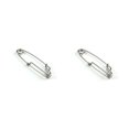 thumbnail image 2 of Wosthever Clips de pesca de acero inoxidable resistente, accesorios giratorios de palangre cerrados, diseño único, gancho de hebilla de liberación 2.0*80 2piezas Wosthever CBP365954, 2 of 6