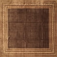 thumbnail image 1 of Ahgly Company Machine Washable Indoor Square Persian Brown Traditional Area Rugs, 7' Square, 1 of 4