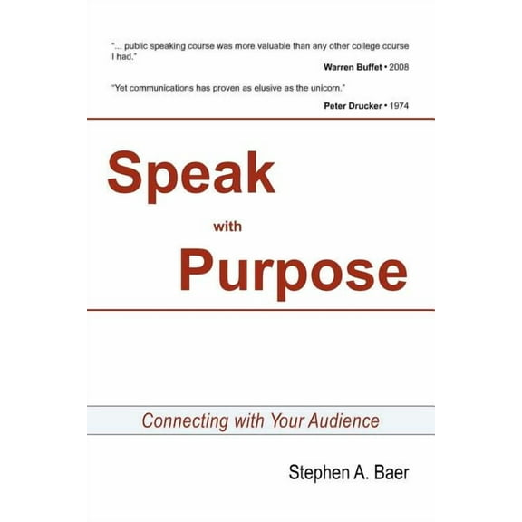 Speak with Purpose (Paperback)