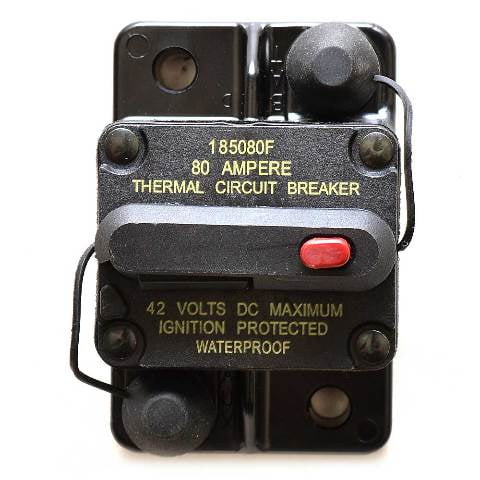 Eaton Bussman Boat Circuit Breaker 185080F | Trolling Motor 80 Amp