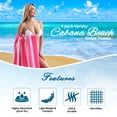 thumbnail image 5 of Beartech 4 Pack Oversized Microfiber Beach Towel, 30x60 inches Super Absorbent Quick Dry Camping Travel Towels Lightweight Outdoor Large Swim Towel for Adults, 5 of 11