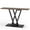 Rustic Brown & Black, variant on Topcobe 43 Inch Console Table, Industrial Entryway Hallway Table, Modern Furniture for Indoor, White