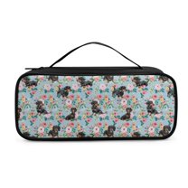 Jiueut Flower Dachshund Stethoscope Storage Bag Nurse Accessories for Work Stethoscope Case Organizer Holder Case Personalized for Stethoscope Stethoscope Bag Cute for Doctor