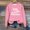 Style1-Pink sweatshirt for women, variant on Xdegoge Long Sleeve Sweatshirts for Women Loose Fit Oversized Sweatshirt Casual Crewneck Long Sleeve Long Sleeve Shirts Crewneck Loose Fit Curve Hem Pullover Tops Ropa De Dama Black XXL