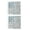White, variant on Pack of 2 Heat Insulation Square Shell Coasters Nonslip Cup Mat for Dining Table