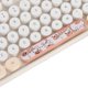 thumbnail image 4 of M Buder Teclado y Ratón Inalámbrico Combo Retro 104 Teclas Beige 2.4GHz, 4 of 9
