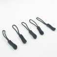 thumbnail image 1 of veasfak 10 Pieces Nylon Rope Zipper Pull Cord Zip Puller Fastener Slider for Clothes Bag Black, 1 of 9