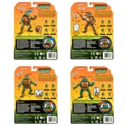 Teenage Mutant Ninja Turtles: Classic 4 2003 Turtles 4-Pack Figure Bundle by Playmates Toys