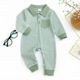 thumbnail image 2 of MEZZALL Child Boys Long Sleeve Romper Jumpsuit With Plaid Pattern For Toddler And Playwear One-Pieces Holiday O-Neck Dailywear Holiday, 2 of 3