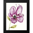 thumbnail image 2 of Goldberger, Jennifer 12x14 Black Modern Framed Museum Art Print Titled - Violet Petals I, 2 of 5