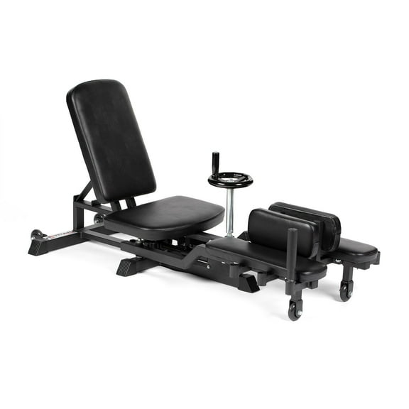 Titan Fitness Leg Stretching Machine, Adjustable, Black, Home Gym Equipment