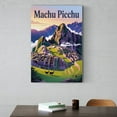 thumbnail image 6 of Vintage City Travel Poster of Machu Picchu Peru with Misty Mountain Scene Print Poster, 6 of 8
