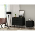 thumbnail image 2 of Rockefeller Mic Century- Modern Dresser and Nightstand with Drawers- Set of 2, 2 of 10