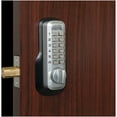 thumbnail image 1 of Lockey M-210-SC-DC-EZ Mechanical Keyless Deadbolt Ez Mount Plate Double Sided Combination Lock - Satin Chrome Brass, 1 of 7