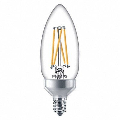 

2Pc Philips LED Bulb B11 2200 to 2700K 300 lm 3.3W MPN:3.3B11/PER/927-922/CL/G/E12/WGX 1FB T20