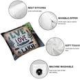 thumbnail image 6 of nygtbtfer Summer Lake Life Decorative Throw Pillow Cover ///Fishing Rods with Quotes Lake House Decor Pillowcases Nautical Lake Cushion ,Sofa/Couch/Porch, 6 of 7