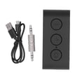 thumbnail image 1 of Adaptador de música manos libres para coche con Bluetooth 5.0 y receptor de audio para altavoces de 3,5 mm, 1 of 8