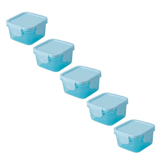 SUNONESIE 6/5/4/3/2/1pcs Small 5oz Food Storage Containers Reusable Food Storage Containers with Lids Leak Proof Condiment Food Containers Airtight Lunch Box
