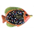 thumbnail image 3 of Ceramic Fish Wall Hangers - Set of 3 Shapes (Black) - Hand Painted From Spain, 3 of 6