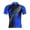 Blue-1, variant on Cycling Jerseys for Men Short Sleeve Bike Shirt Zipper Gradient Color Bicycle Colothes for Riding Biking Biker