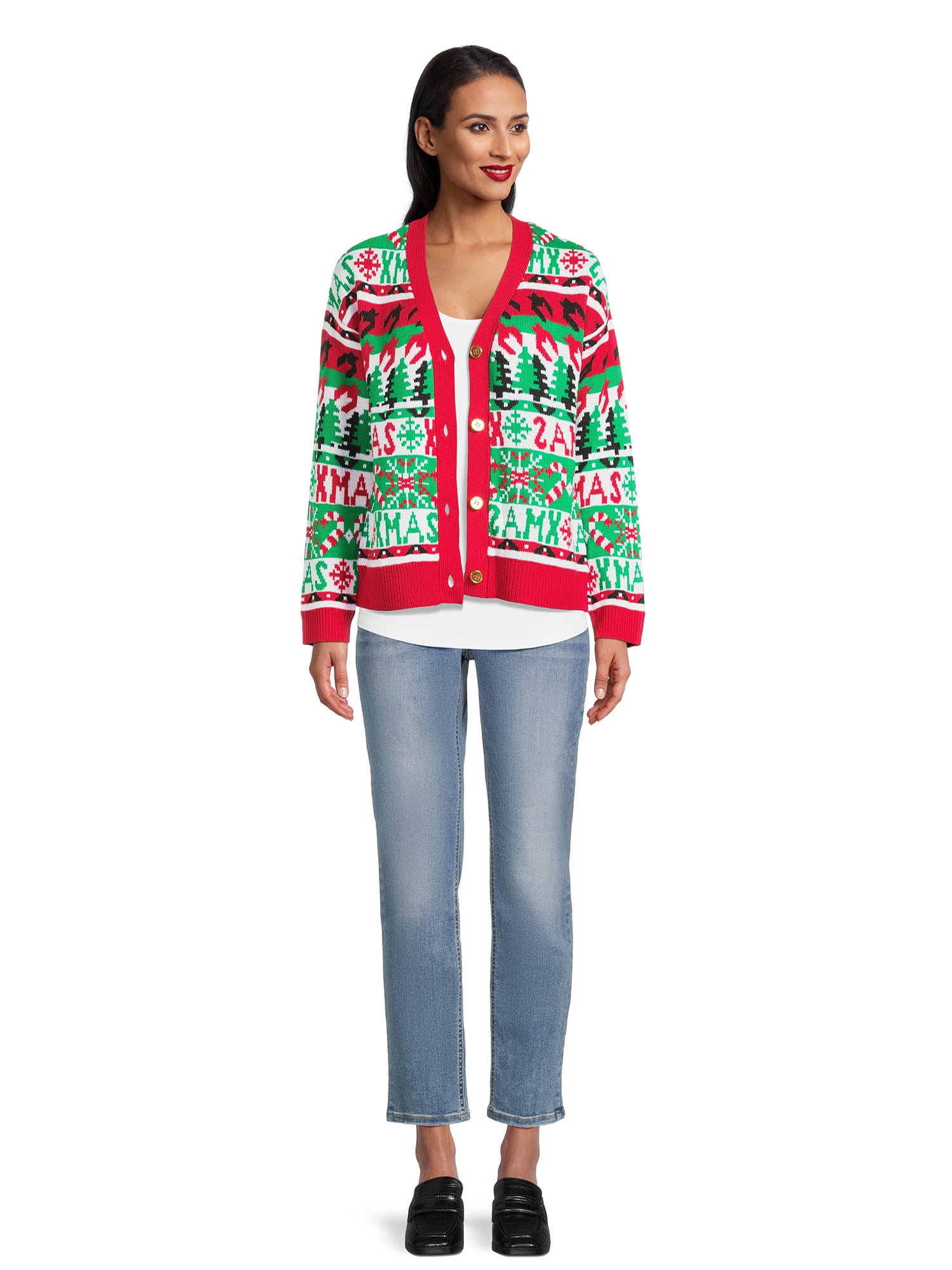 Derek heart christmas sweater hot sale