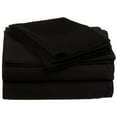 thumbnail image 1 of 300 Thread Count Egyptian Cotton Solid Sheet Set Black / Cal King, 1 of 1