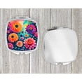 thumbnail image 4 of Colorful Dahlias Compact Mirror 2.75 in x 3 in, 4 of 4