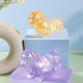 thumbnail image 5 of Dachshund Squishy, Squishy Weiner Dog, 4.3in Sparkly Cute Mini Rainbow Sausage Dogs with Face for Adults, 5 of 7