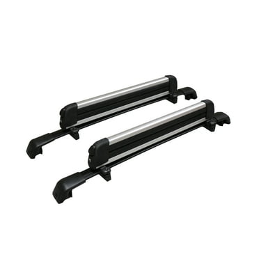 BrightLines Roof Rack Crossbars Ski Rack Combo Compatible with 2016-2020 Kia Sorento W/O Sunroof