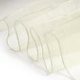 thumbnail image 3 of Lann's Linens Organza Wedding Table Overlay - Tablecloth Topper (72" Square - Ivory), 3 of 3