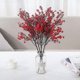 thumbnail image 3 of 6 Pcs Artificial Fa Cloth Fake Flower For Wedding (red), 3 of 3