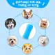 thumbnail image 4 of Juego de 6 cepillos de dientes para perros, cepillo de dientes de silicona de 360° para mascotas para la limpieza dental, cuidado dental, cepillo de dedo para cachorros, gatos y animales pequeños., 4 of 5